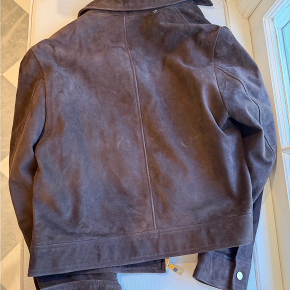 Rebecca Minkoff Dark Brown Suede Jacket - Picture 5 of 5